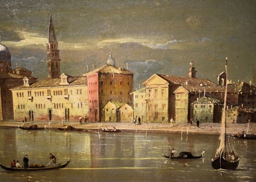 XVIIIe siècle - Venise, le Canal de la Giudecca - Italie XVIIIe siècle